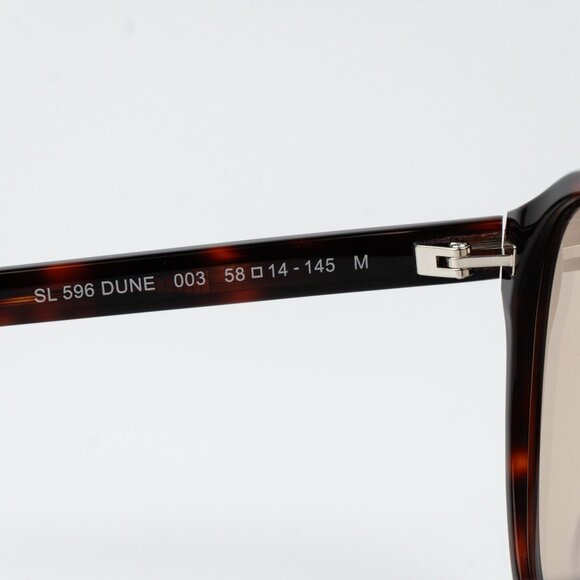 Saint Laurent DUNE Women Sunglasses Havana Brown Aviator SL596 003 - Picture 9 of 14